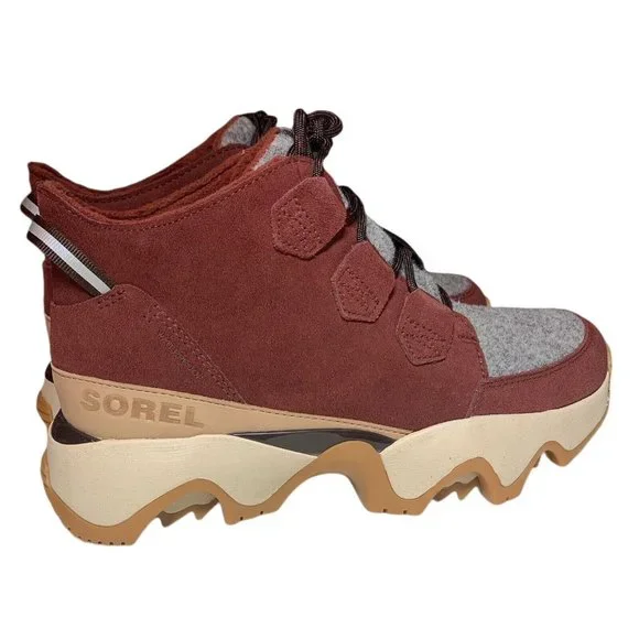 Sorel Kinetic Impact Caribou WP Women's Casual Shoes, Spice/Blackened Brown 8 - Picture 6 of 8
